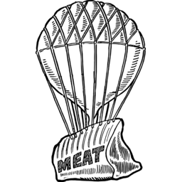 고기 parachute