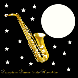 saxophone 밤 달 별