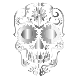 은 설탕 skull