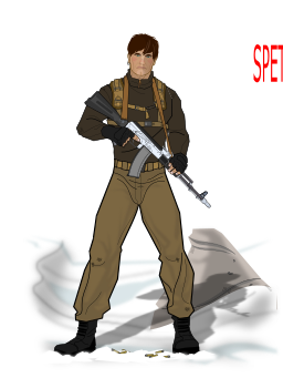 rifle 눈과 군인