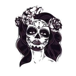 설탕 skull 소녀