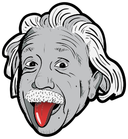 albert einstein 혀 만화