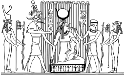 고대 egyptian 묘사