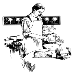 작업에 베이커