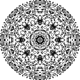 복잡한 꽃 mandala