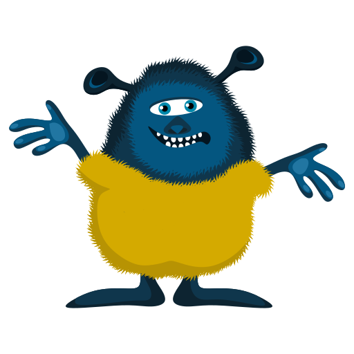 행복한 fuzzy 괴물