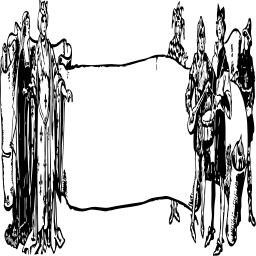 medieval 배너 운반