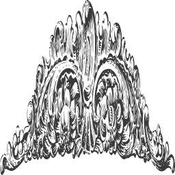ornate 꽃 scrollwork 분배자