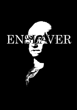 enslaver 텍스트가있는 초상화