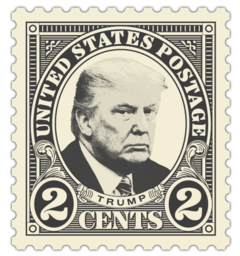 trump postage 우표 클립아트