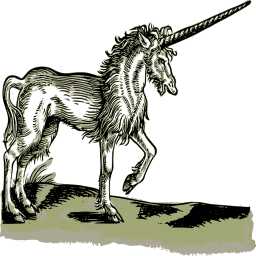 unicorn 조각