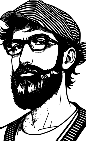 A Man With A Beard And Glasses