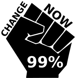 검은 주먹 아이콘 텍스트 변경 지금 99 %
