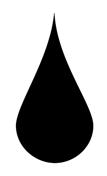 파란 물 droplet