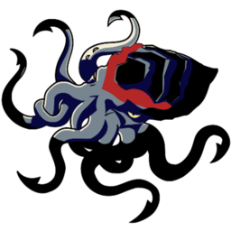 만화 스타일 cuttlefish octopus