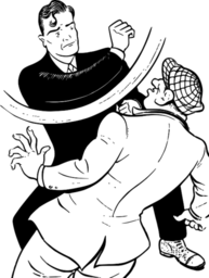 만화 펀치 얼굴 활동