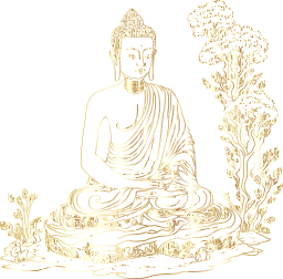 황금 buddha 동상