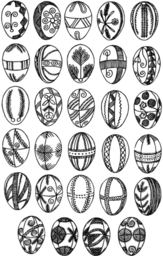 decorative easter eggs