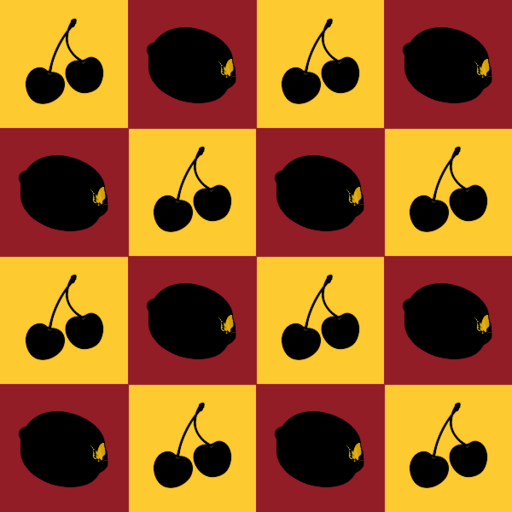 레몬 체리 checkerboard