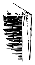 벽돌 벽에 ICicle
