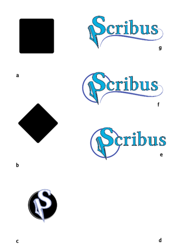 scribus 로고 변형