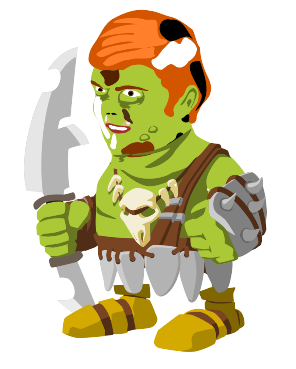 orc 전사 만화