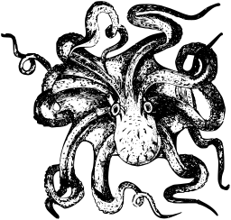 추상적인 tangled 생물