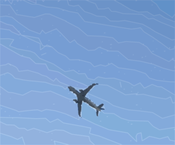 airplane flying in sky
