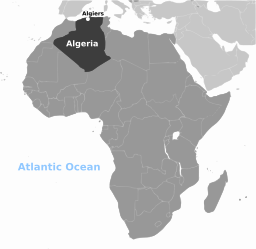 algeria 지도
