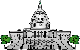 나무가있는 capitol 건물