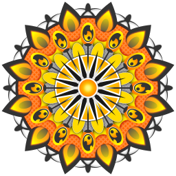 화려한 눈 mandala