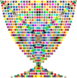 다채로운 모자이크 hourglass