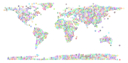 colorful world map 1