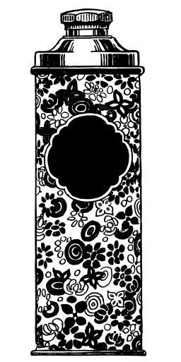 장식적인 고대 병 silhouette