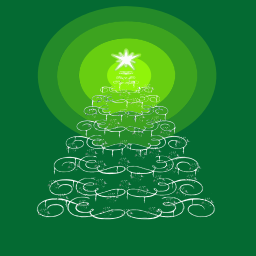 decorative christmas tree