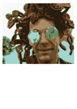 dreadlocks 얼굴 초상화