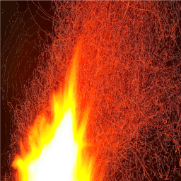 fiery 불꽃 배경