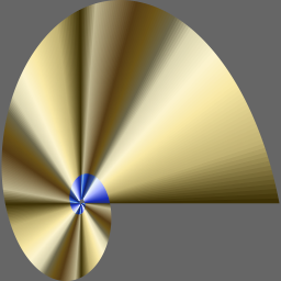 황금 gradient 추상