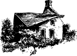 haunted 집 silhouette 2