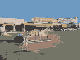 시장 입구 camels