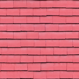 벽에 분홍색 그려진 shingles