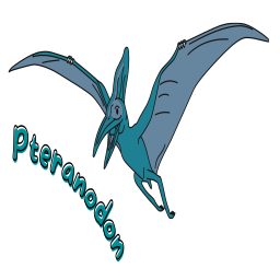 A Flying Pterodact 와 The Word Pterodact 에 그것