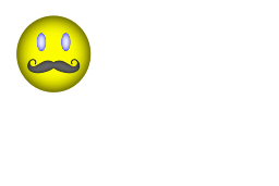 미소 얼굴 moustache