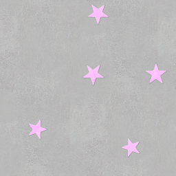 starry 회색 배경 분홍색 별