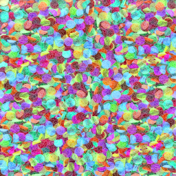 활기찬 confetti 패턴