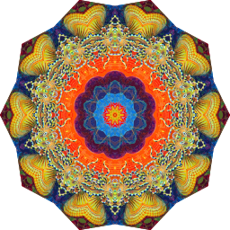 진동하는 mandala ornate