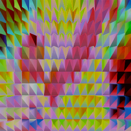 활기찬 3 d 삼각형 9