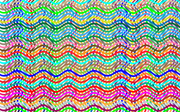 활기찬 wavy chevron 패턴
