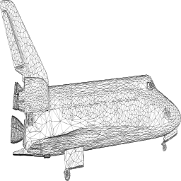Wireframe 공간 셔틀