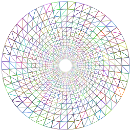 화려한 spirograph rosette